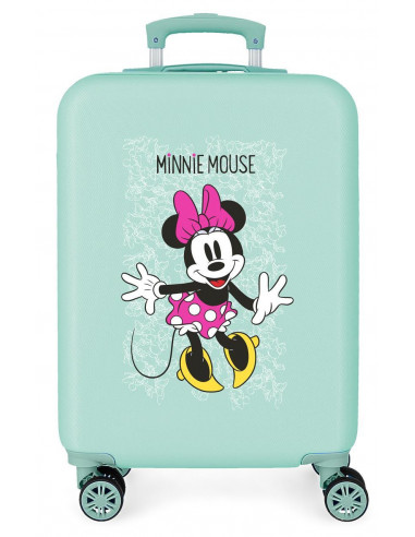 TROLLEY ABS 55CM.4R.MINNIE ENJOY THE DAY